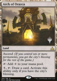 Arch of Orazca - Planeswalker symbol stamped promos