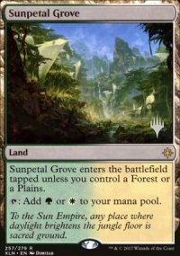 Sunpetal Grove - Planeswalker symbol stamped promos