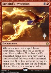 Sunbird's Invocation - Planeswalker symbol stamped promos