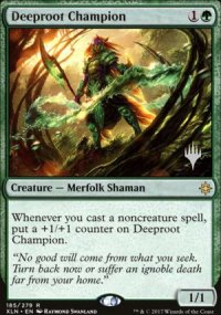 Deeproot Champion - Planeswalker symbol stamped promos