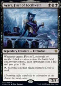 Ayara, Premire de Locthwain - Planeswalker symbol stamped promos