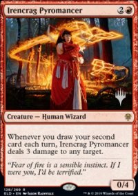 Irencrag Pyromancer - Planeswalker symbol stamped promos