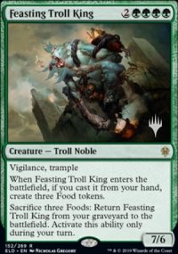 Roi troll festoyant - Planeswalker symbol stamped promos