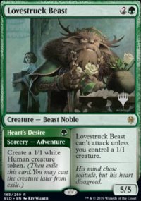 Lovestruck Beast - Planeswalker symbol stamped promos