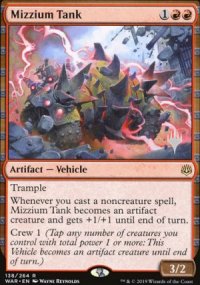 Mizzium Tank - Planeswalker symbol stamped promos