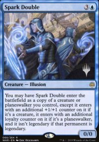 Spark Double - Planeswalker symbol stamped promos