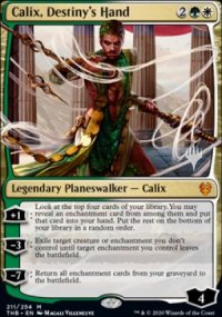 Calix, Destiny's Hand - Planeswalker symbol stamped promos