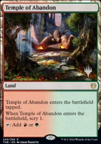 Temple de l'abandon - Planeswalker symbol stamped promos