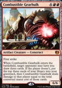 Combustible Gearhulk - Planeswalker symbol stamped promos