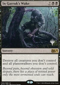 In Garruk's Wake - Planeswalker symbol stamped promos