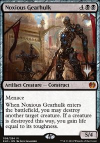 Noxious Gearhulk - Planeswalker symbol stamped promos