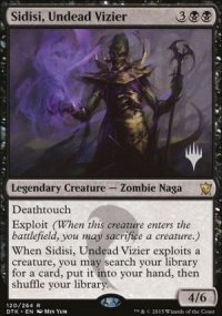 Sidisi, Undead Vizier - Planeswalker symbol stamped promos