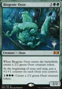 Biogenic Ooze - Planeswalker symbol stamped promos