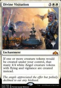 Divine Visitation - Planeswalker symbol stamped promos