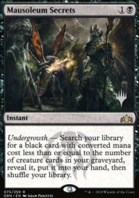 Mausoleum Secrets - Planeswalker symbol stamped promos