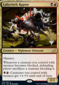 Raptor du labyrinthe - Planeswalker symbol stamped promos