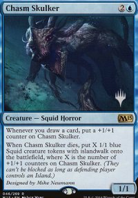 Chasm Skulker - Planeswalker symbol stamped promos