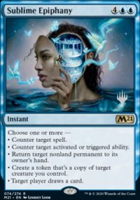 Sublime Epiphany - Planeswalker symbol stamped promos