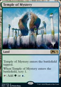 Temple of Mystery - Planeswalker symbol stamped promos