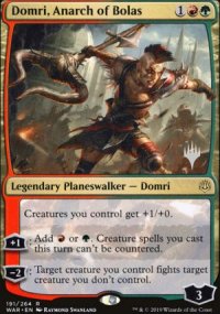 Domri, Anarch of Bolas - Planeswalker symbol stamped promos