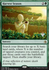 Harvest Season - Planeswalker symbol stamped promos