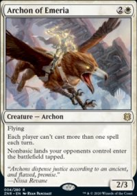 Archon of Emeria - Planeswalker symbol stamped promos