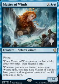 Master of Winds - Planeswalker symbol stamped promos