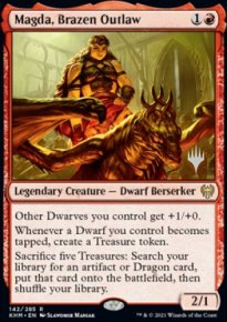 Magda, Hors-la-loi intrpide - Planeswalker symbol stamped promos