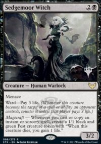 Sedgemoor Witch - Planeswalker symbol stamped promos