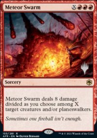 Meteor Swarm - Planeswalker symbol stamped promos