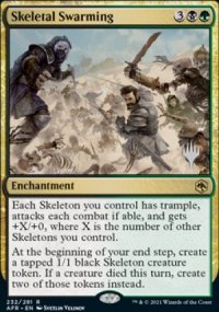 Skeletal Swarming - Planeswalker symbol stamped promos