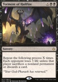 Tourment de grle de feu - Planeswalker symbol stamped promos