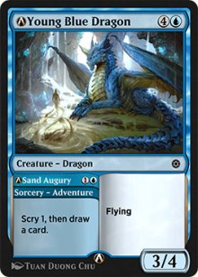 A-Jeune dragon bleu<br>A-Augure des sables - 