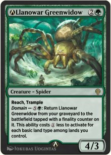 A-Llanowar Greenwidow - 