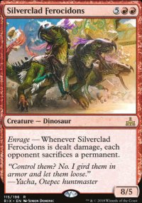 Silverclad Ferocidons - Rivals of Ixalan