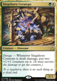 Siegehorn Ceratops - Rivals of Ixalan