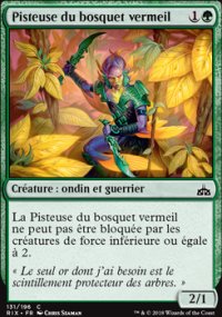 Pisteuse du bosquet vermeil - 