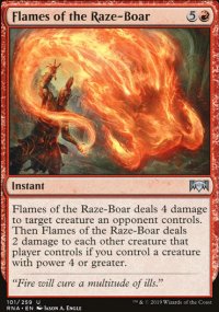 Flames of the Raze-Boar - Ravnica Allegiance