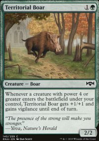 Territorial Boar - Ravnica Allegiance