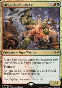 Gruul Spellbreaker - Ravnica Allegiance