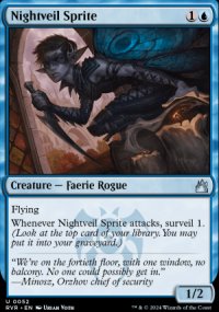 Nightveil Sprite - Ravnica Remastered