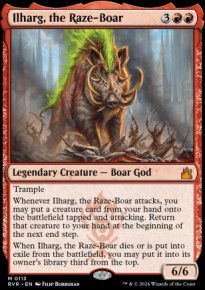 Ilharg, the Raze-Boar 1 - Ravnica Remastered