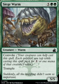 Siege Wurm - Ravnica Remastered