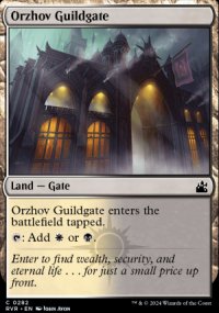 Orzhov Guildgate 1 - Ravnica Remastered