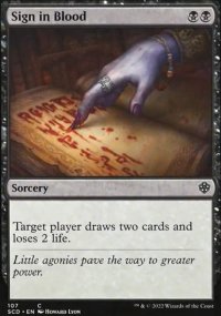 Sign in Blood - Starter Commander Decks