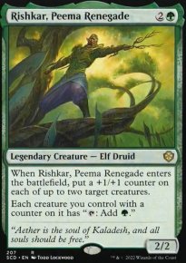 Rishkar, Peema Renegade - Starter Commander Decks