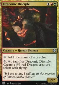 Draconic Disciple - Starter Commander Decks