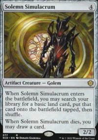 Solemn Simulacrum - Starter Commander Decks