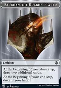 Emblem Sarkhan, the Dragonspeaker - Starter Commander Decks