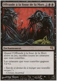 Offrande  la fosse de la mort - 